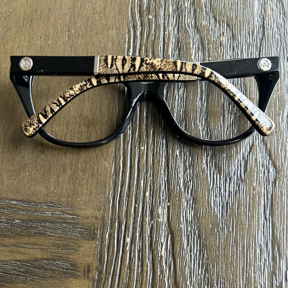 Michael Kors snake print glasses frame